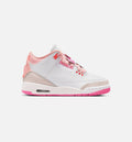 Air Jordan 3 Retro Spring Flowers Grade School Lifestyle Shoes - Pearl Pink/Pink Bloom/Pink Glow/Hyper Orange