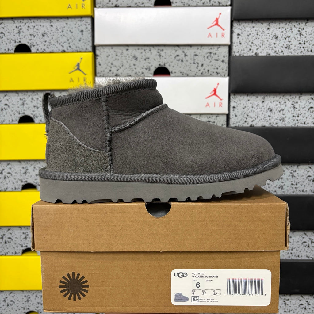 UGG Ultra Mini Boot – Charcoal (Sizes 35–44)