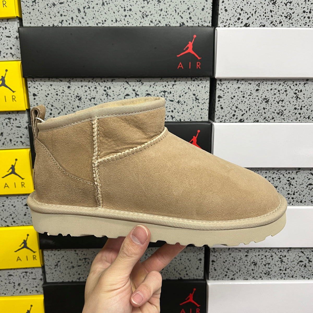 UGG Classic Ultra Mini Boot – Sand (Sizes 35–44)