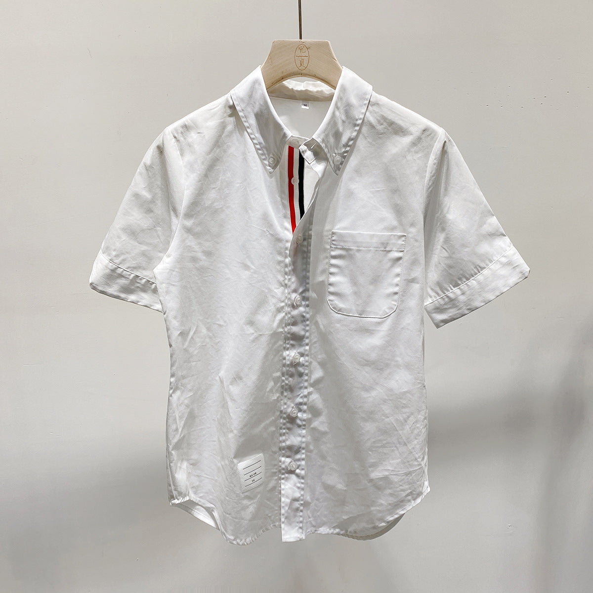 Thom Browne Women's Puppy Embroidered Short Sleeve Shirt
