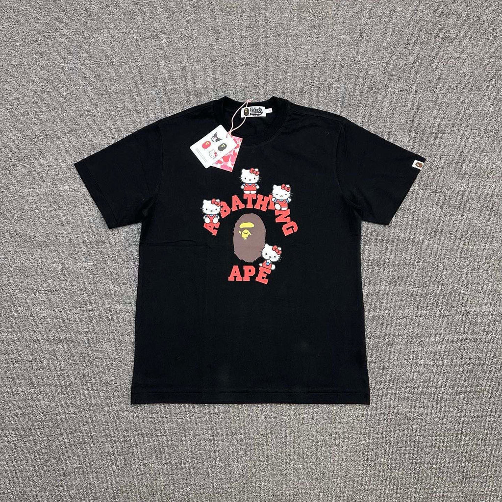 BAPE × Sanrio College T-Shirt — Kuromi / Hello Kitty