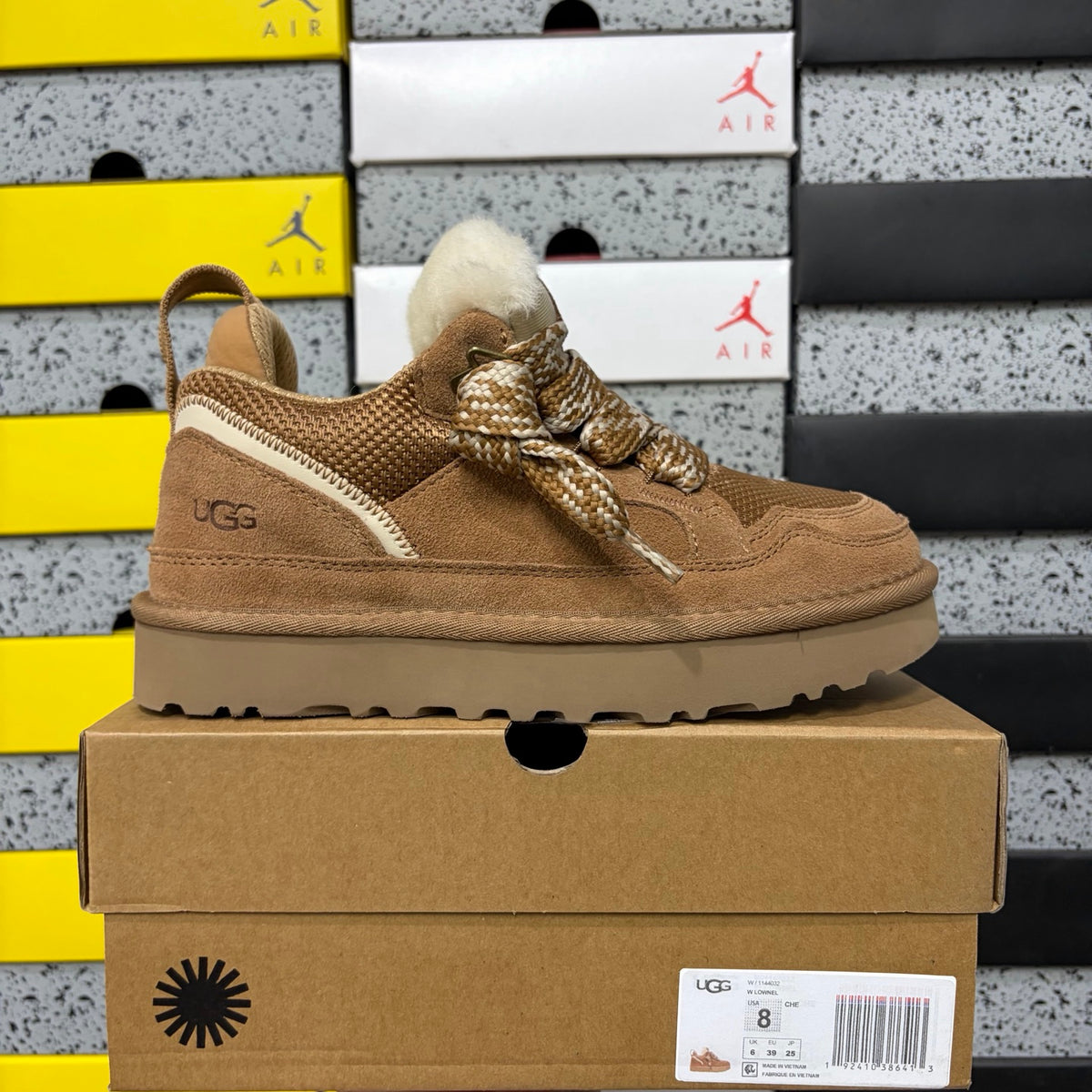 UGG Lowmel Sneaker – Chestnut (Sizes 35–44)