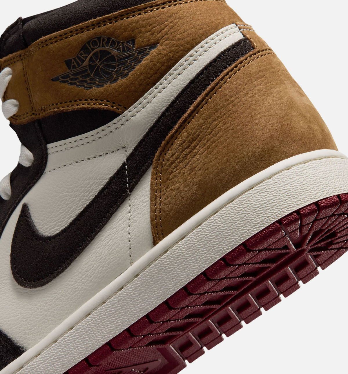 Air Jordan 1 Retro High OG 'Love Letter' - Men's Lifestyle Sneaker (Shadow Brown/Team Red/Light British Tan)