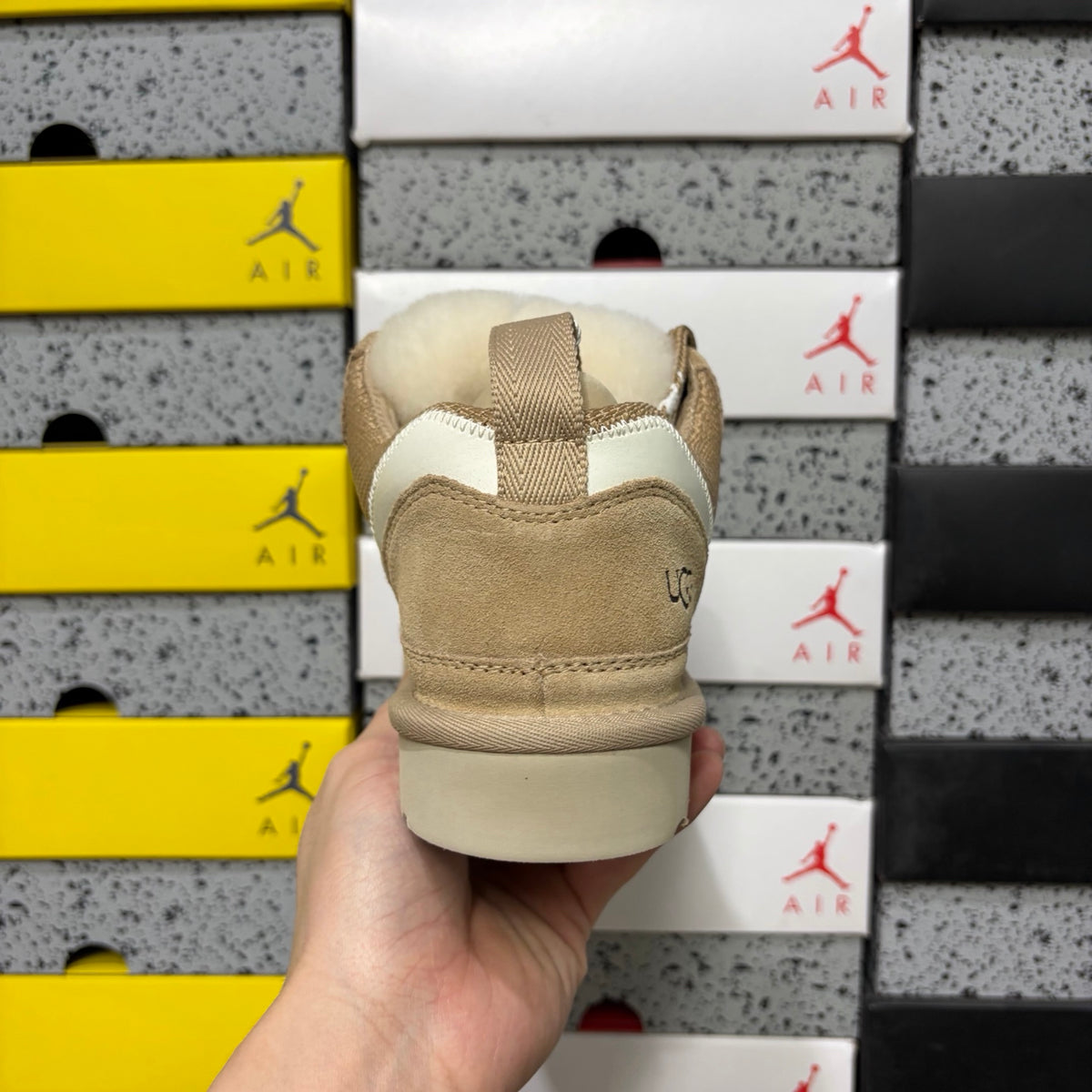 UGG Lowmel Sneaker Boot – Sand (Sizes 35–40)