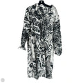 Dress Casual Midi By Chicos In Grey & White, Size: 2
