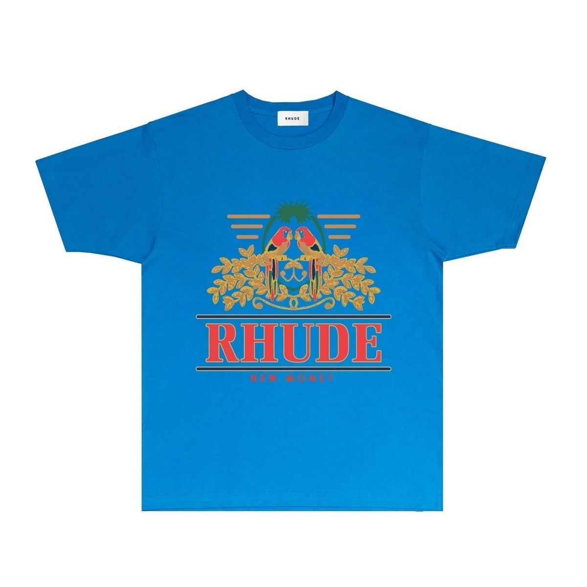 Rhude T-shirts Printed Trendy Pure Cotton