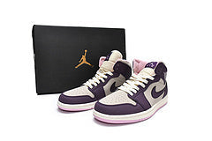 Air Jordan 1 Mid Pro Purple Desert Sand (GS) Reps Sneaker 555112-500