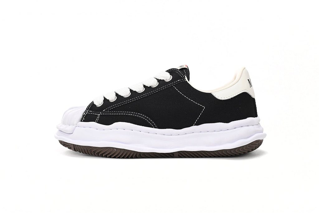 Maison Mihara Yasuhiro Blakey OG Sole Canvas Low Black No Logo NO.703 RSNOW A06FW704