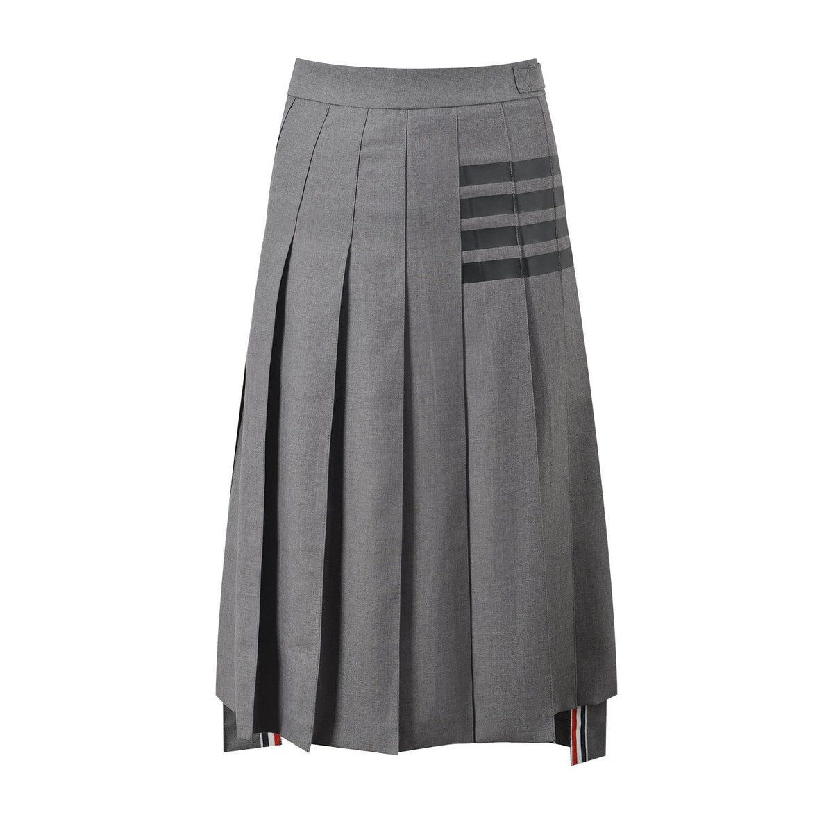 Women's 4-Bar Long Pleated Skirt | Thom Browne