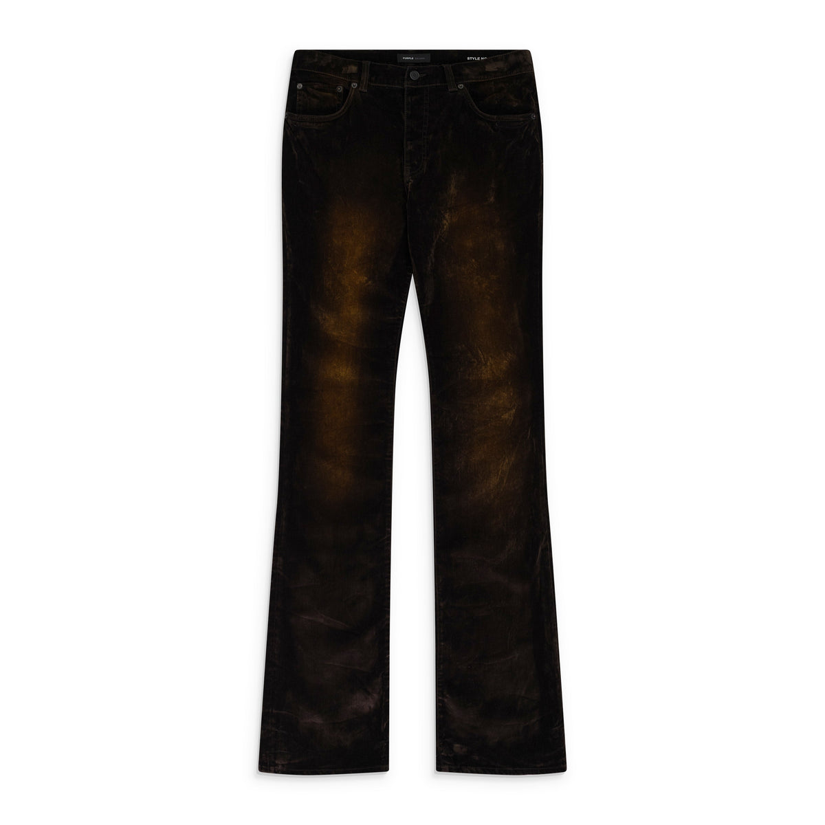 Brown Super Stack Flare Jeans