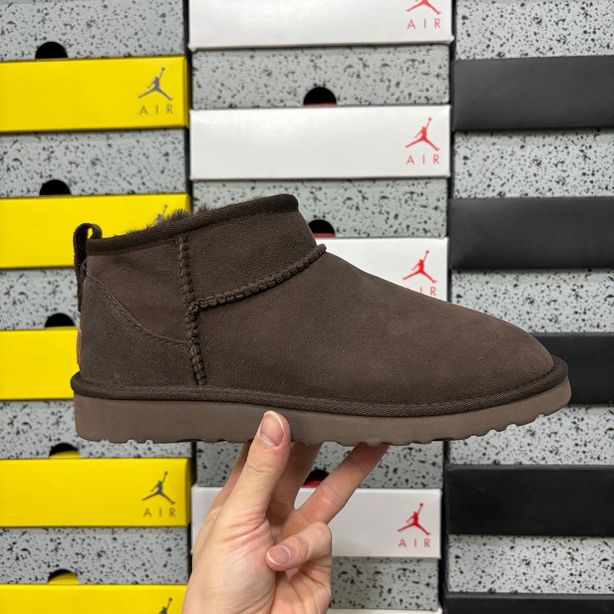 UGG Classic Ultra Mini Boot – Chocolate (Sizes 35–44)