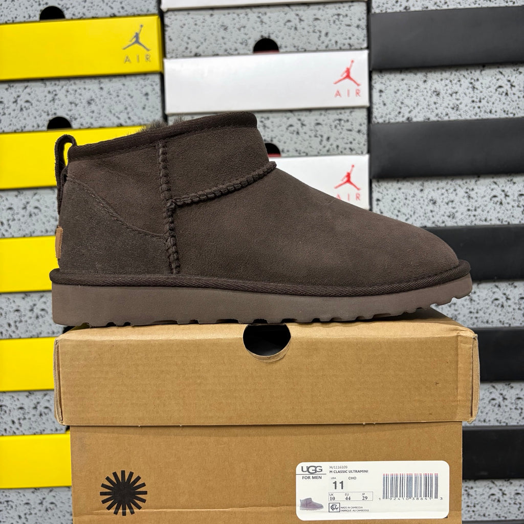 UGG Classic Ultra Mini Boot – Chocolate (Sizes 35–44)