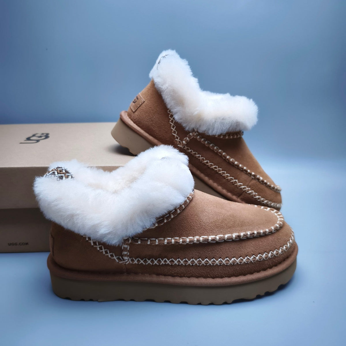 Chestnut Suede Woven Streetwear Shoes — New Arrival | In Stock
