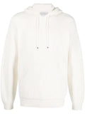Drôle De Monsieur logo-embroidered waffle-knit hoodie