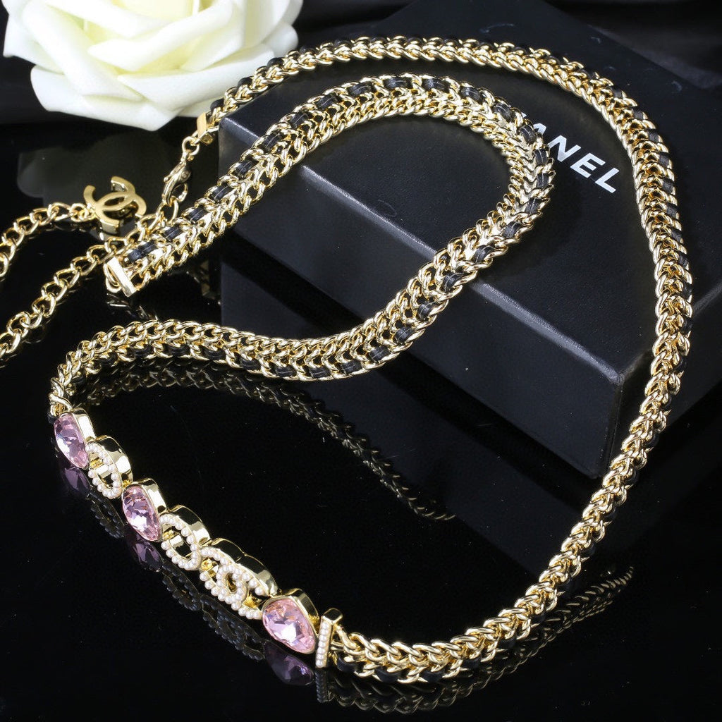 CHANEL 25S GOLD CHAIN BELT 610441