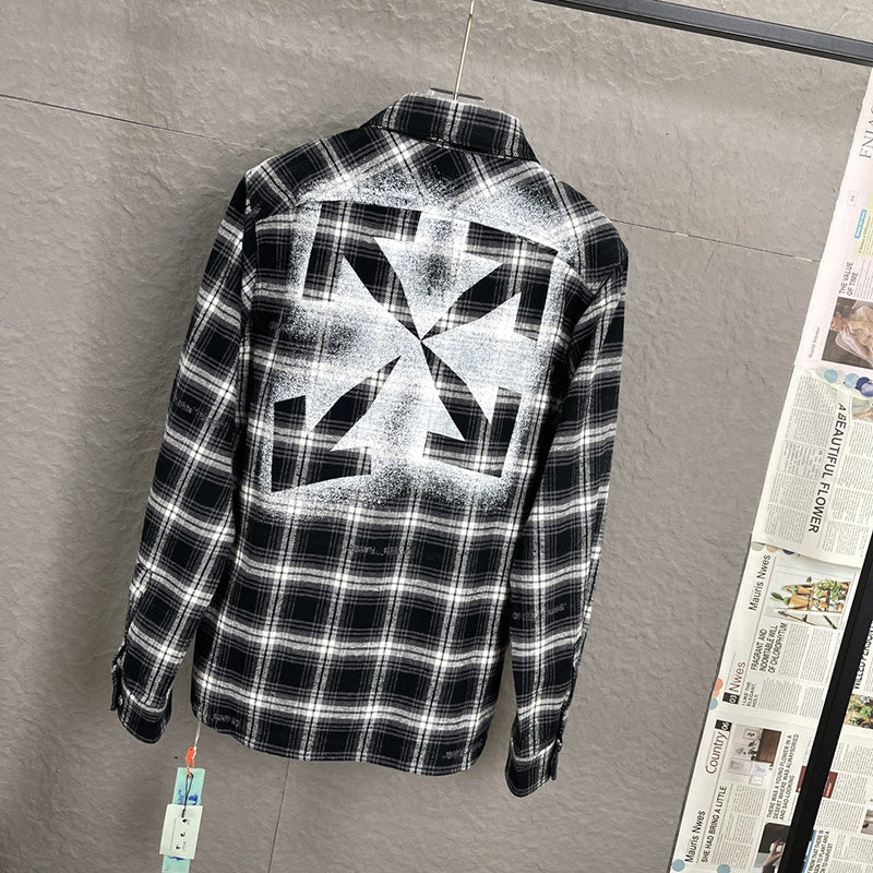 Off-White Arrows Stencil Flannel Shirt