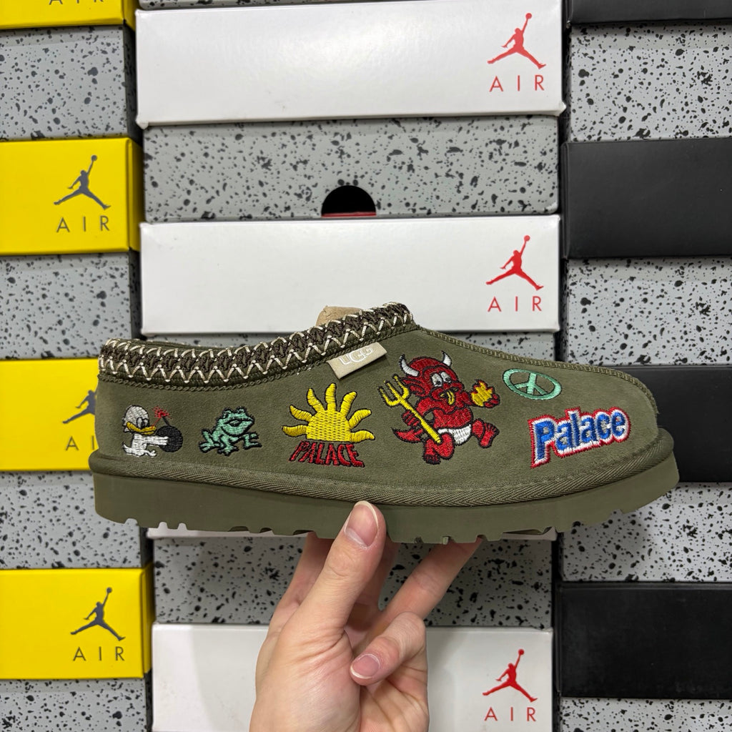 UGG x Palace Tazz Mule – Olive (Sizes 36–45)