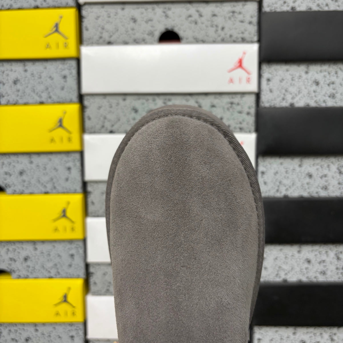 UGG Classic Mini Dipper – Thunder Grey (Sizes 35–40)
