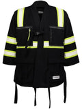Mostly Heard Rarely Seen cargo wool-blend jacket