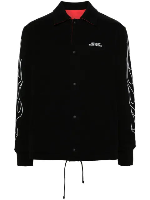 Givenchy reversible coach jacket in fleece