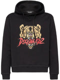 DSQUARED2 Bear-logo hoodie