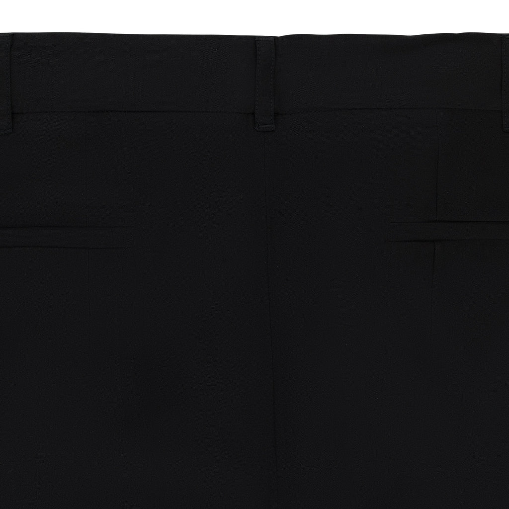 SLICED TAILORED BLACK TROUSER