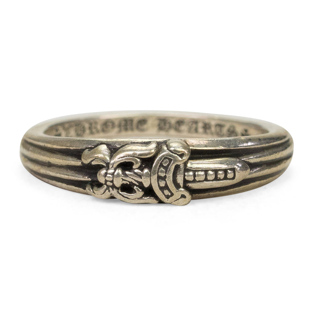 SILVER BABY DAGGER RING