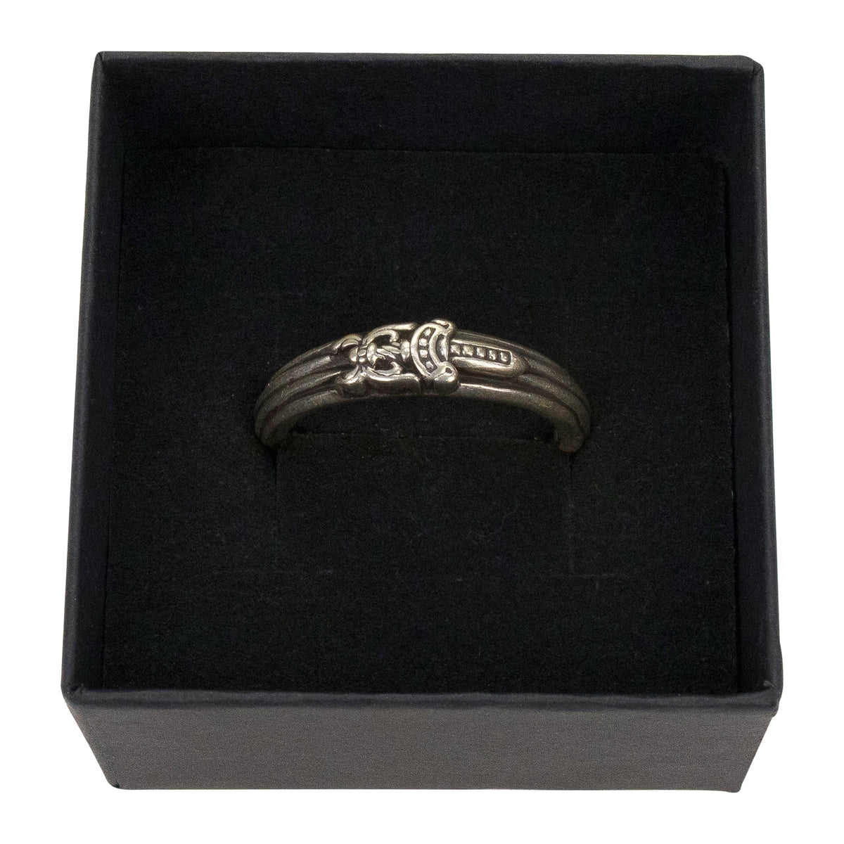 SILVER BABY DAGGER RING