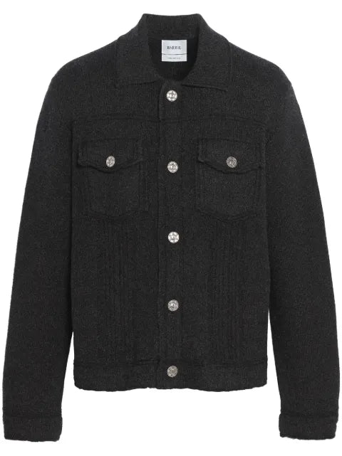 Barrie knitted denim jacket