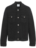 Barrie knitted denim jacket