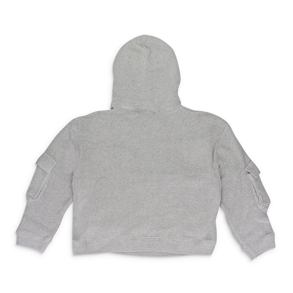 GRAY MULTI POCKET SWEATSHIRT