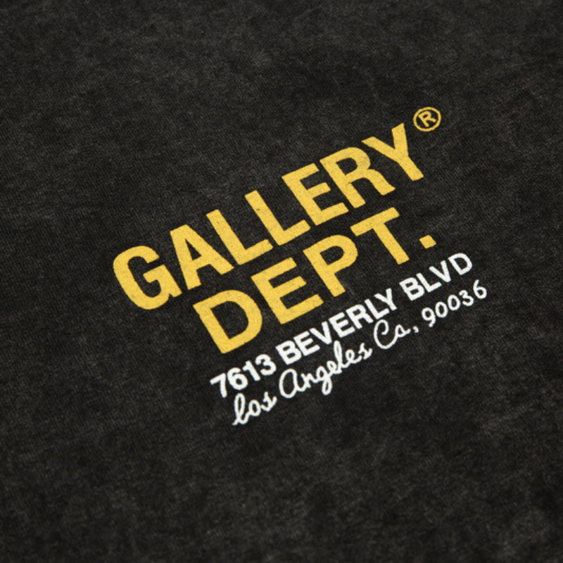 Gallery Dept T-shitrs High Street Printed Letter Short Sleeve Men and Women