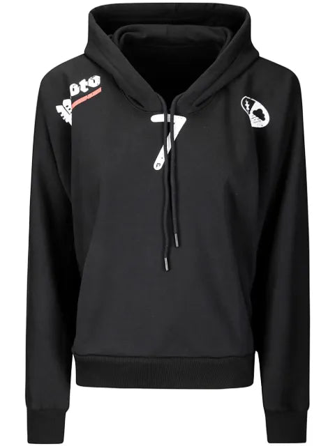 PROTOTYPES number-print hoodie
