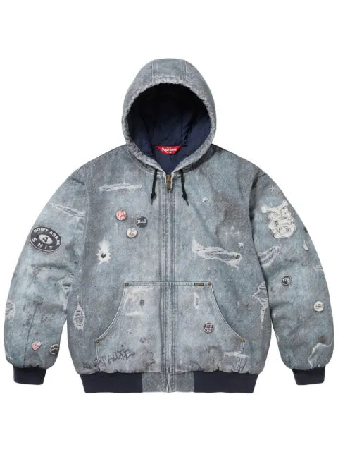 Supreme Trompe L'oeil bomber jacket