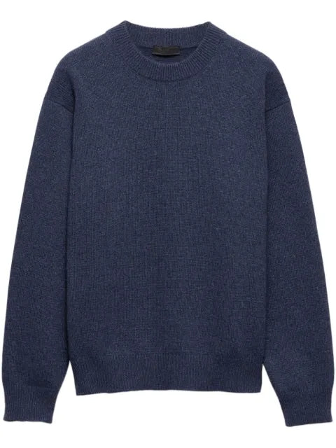 Prada logo-embroidered jumper