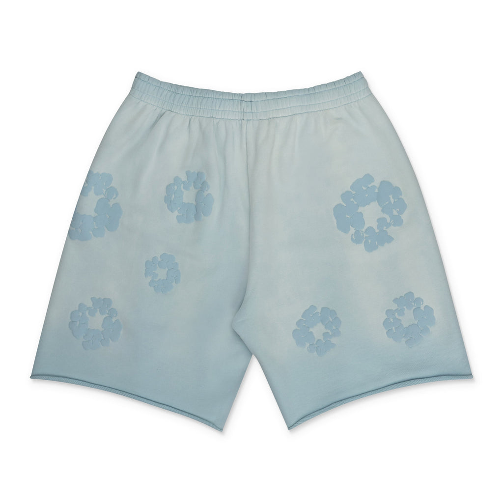 Blue Mono Wreath Sweatshorts
