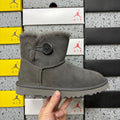UGG Bailey Button Mini Boot – Gray