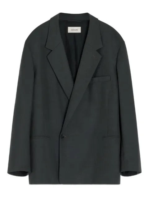 LEMAIRE soft double breasted jacket in polywool