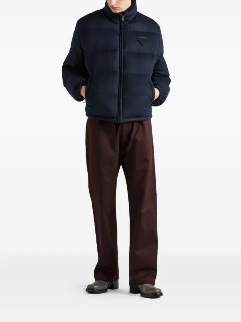 Prada medium-weight cashmere down jacket