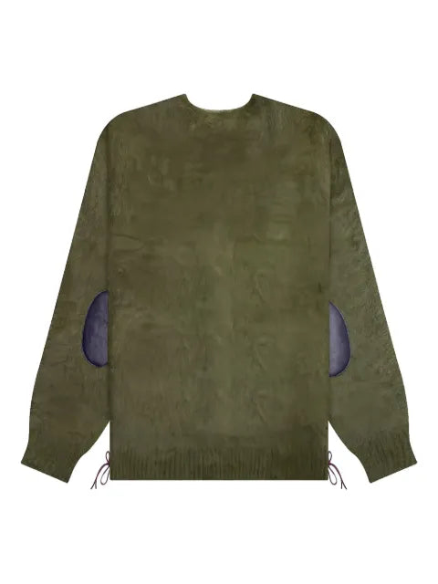 Needles leather-patch cardigan