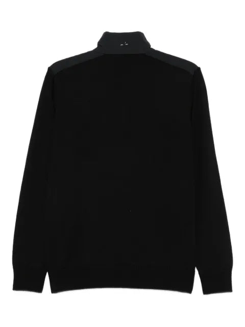 Paul & Shark high-neck wool half-zip sweater