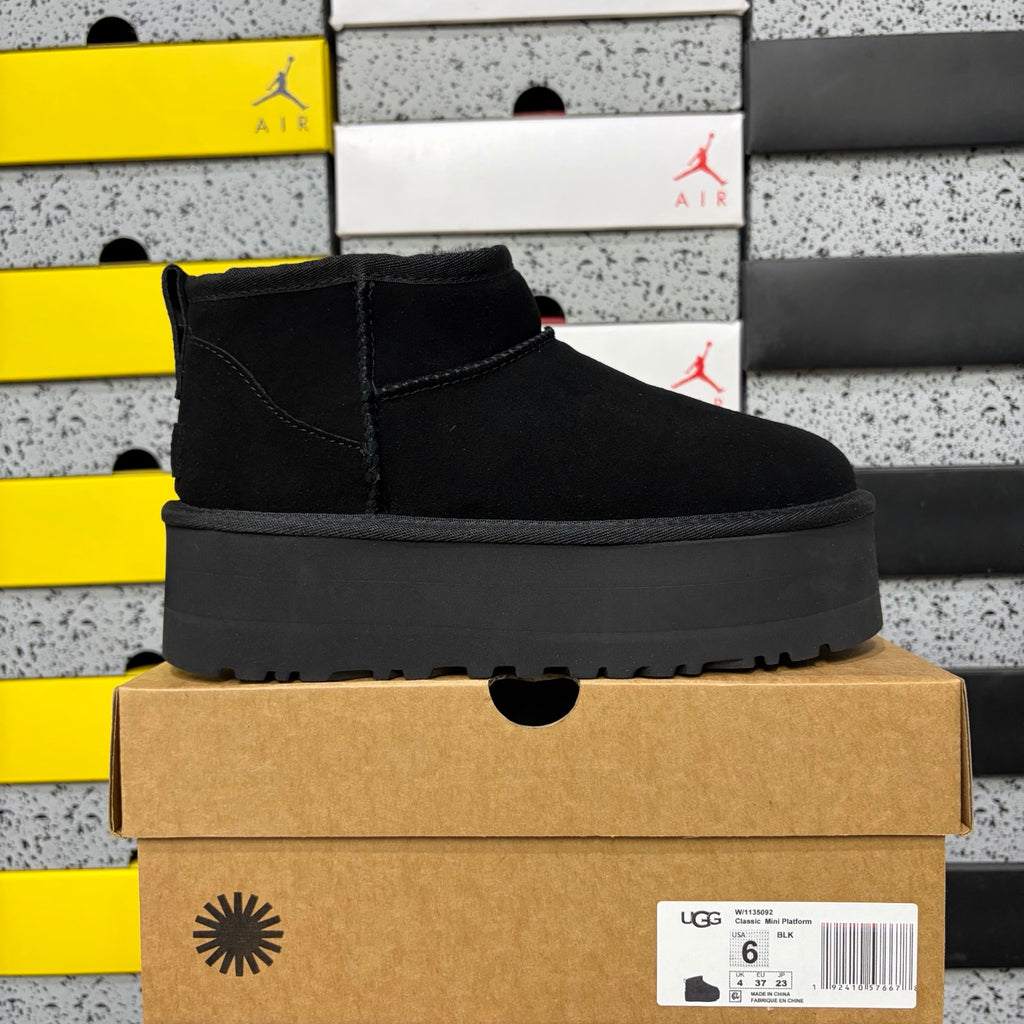 UGG Ultra Mini Platform Boot – Black | 5cm Platform