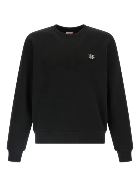 Kenzo logo-patch crew-neck sweater
