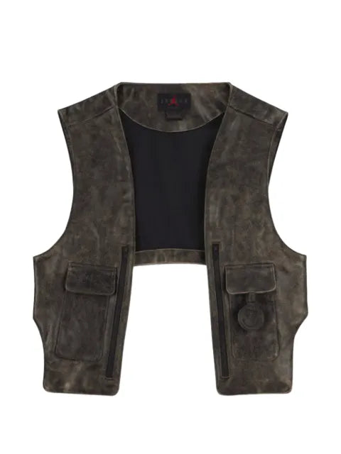 Jordan x J Balvin leather vest