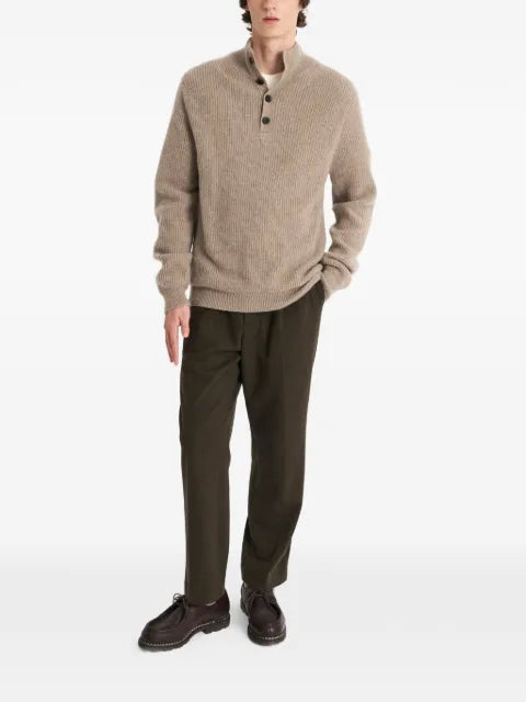 Pringle of Scotland turtleneck ribbed cashmere sweater