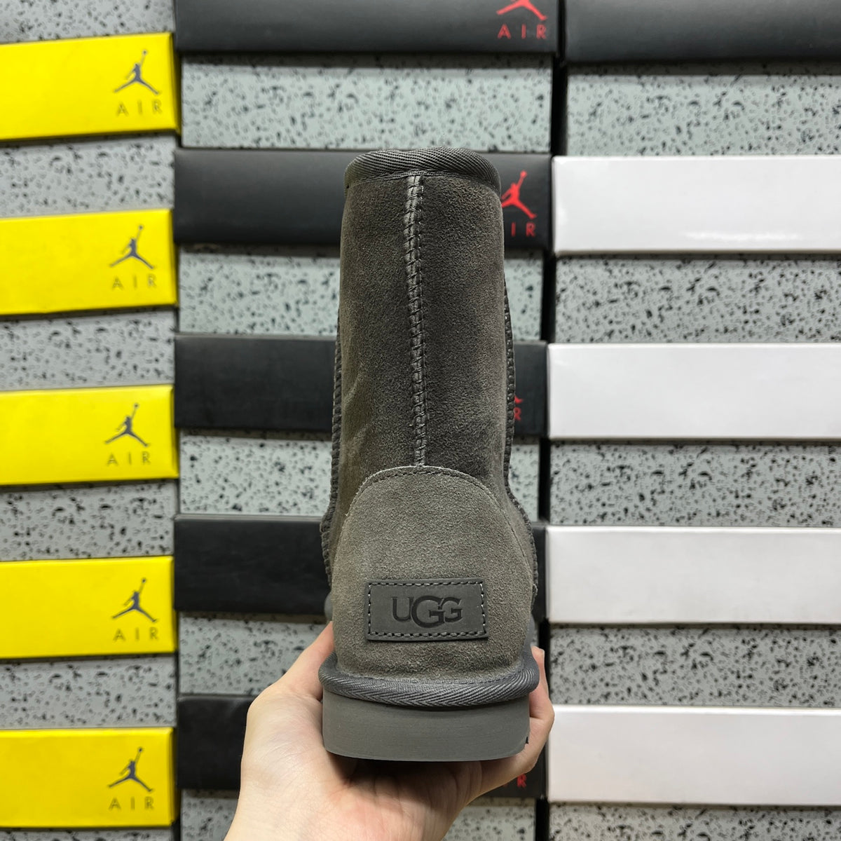 UGG Classic Short Boot – Charcoal Gray