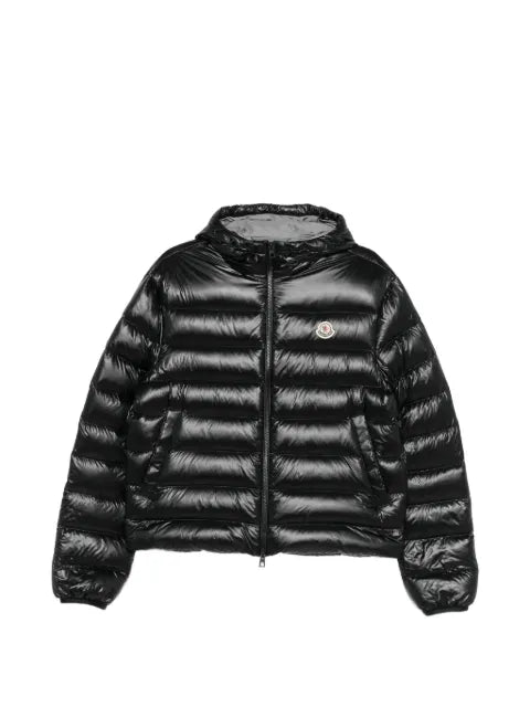 Moncler Forzo hooded packable short down jacket