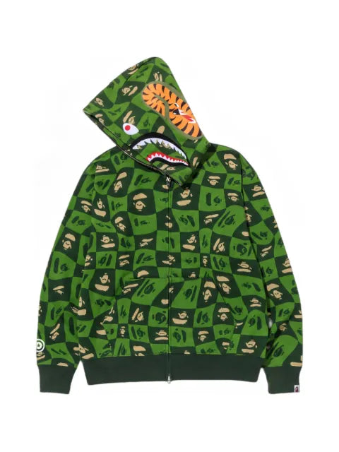 A BATHING APE® Distortion Shark hoodie