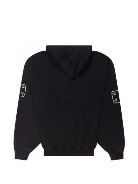 VETEMENTS Triple Biker Cross hoodie