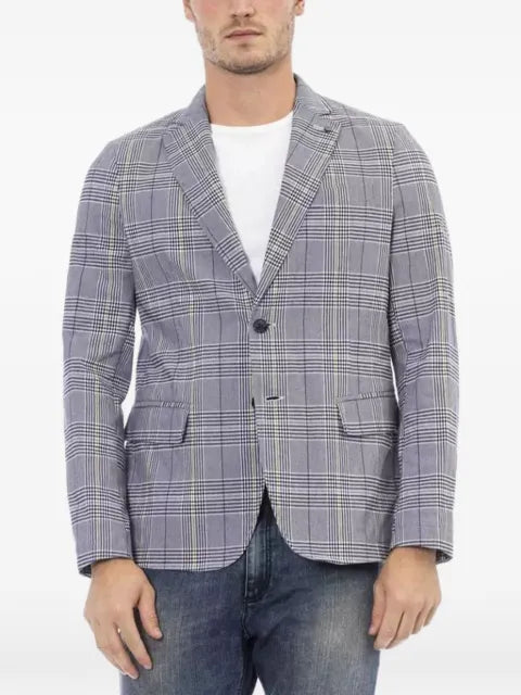 DISTRETTO 12 Prince of Wales check blazer